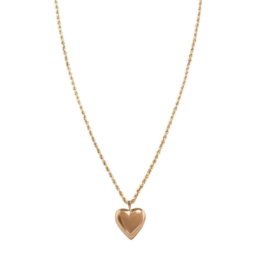 14k Rose Gold Heart Pendant 1.19 Ctw