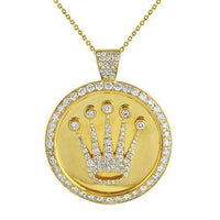 Mens crown pendant outlet