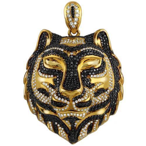LSU Florentine Tiger Necklace Petite – Kyle Cavan