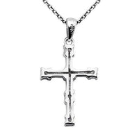 Thumbnail for White 14k White Gold Diamond Cross 0.45ctw