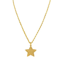 Thumbnail for 14k Yellow Gold Diamond Star Pendant 3.50 Ctw