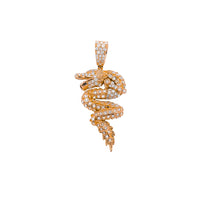 Thumbnail for Rose 14k Yellow Gold  Dragon Pendant