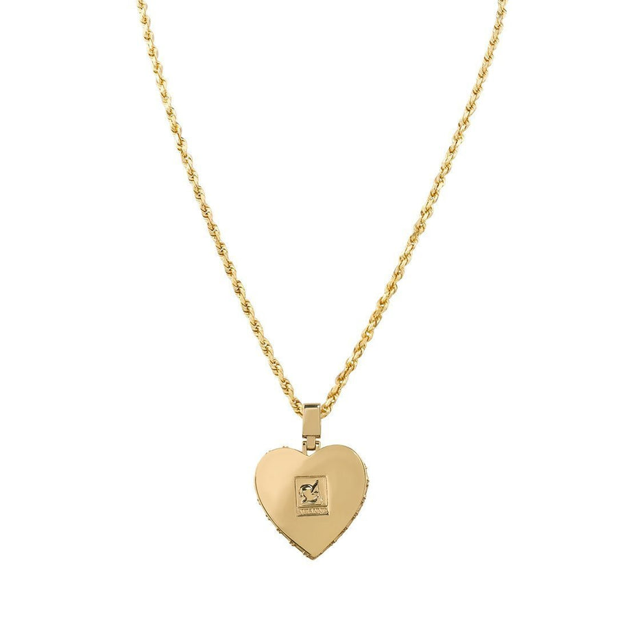 14k Yellow Gold Heart Pendant 1.59 Ctw