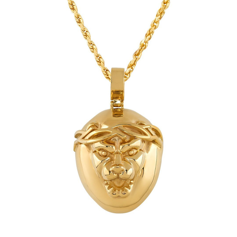 14k Yellow Gold "Lion" Pendant