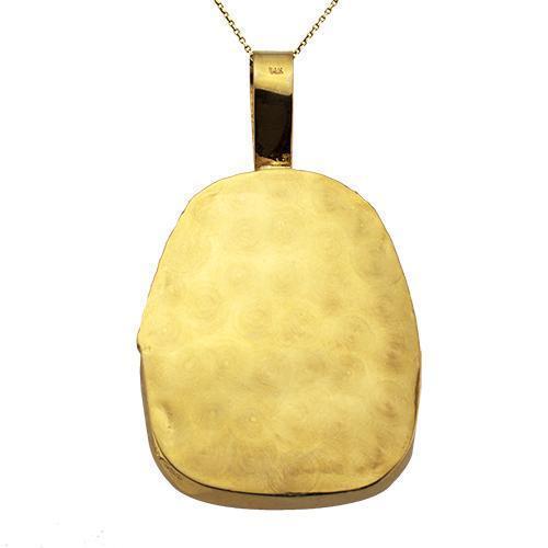 14K Yellow Gold Pharaoh Pendant 13ct