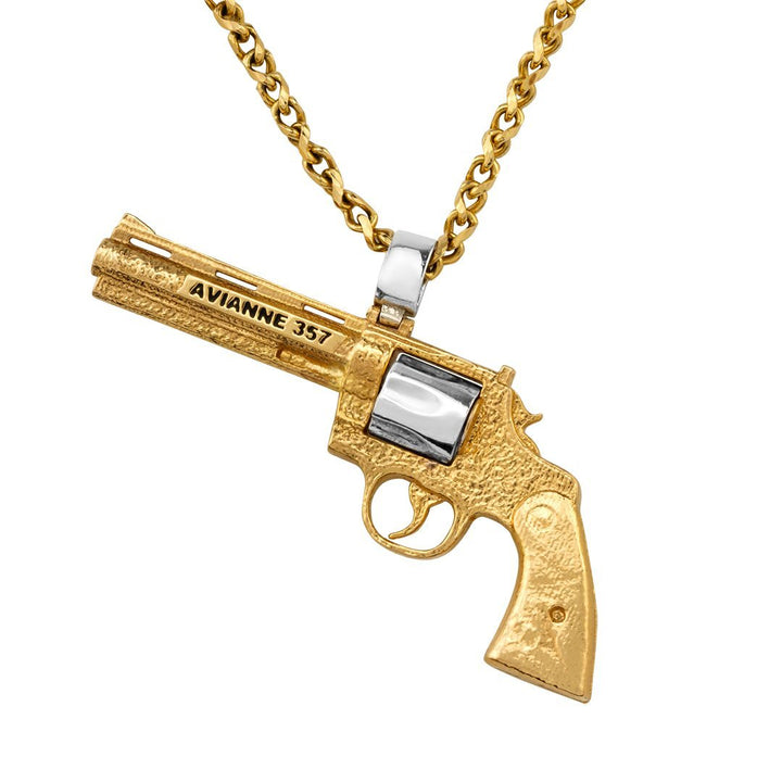 14k Yellow Gold Avianne Revolver Pendant – Avianne Jewelers