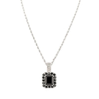 Thumbnail for Black Diamond Royal Pendant in Sterling Silver 1.41 Ctw