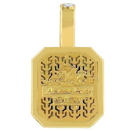 Crystal Royal Emerald Pendant in Gold over Sterling Silver