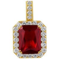 Thumbnail for Crystal Royal Ruby Pendant in Gold over Sterling Silver