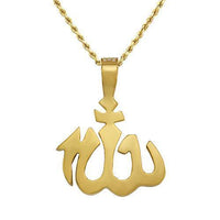 Thumbnail for Diamond Allah Pendant in 14k Yellow Gold 2 Ctw