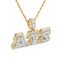 Thumbnail for White, Yellow Diamond ATS Pendant in 14k Yellow Gold 15.50 Ctw