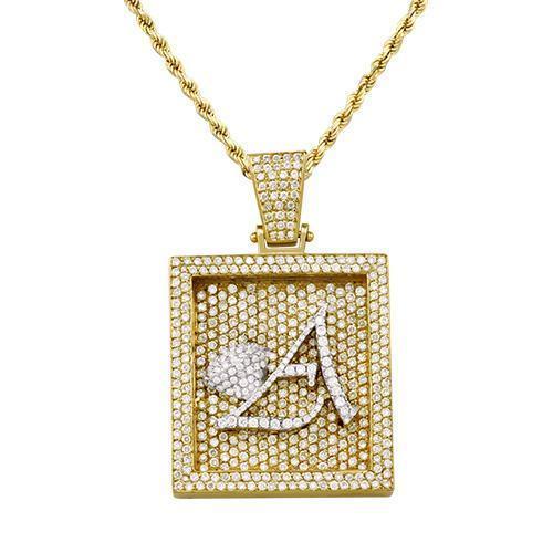 Diamond Avianne Pendant in 14k Yellow Gold 7.50 Ctw