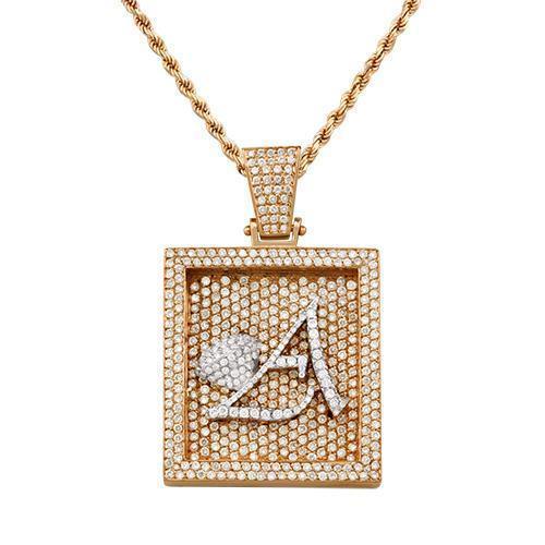 Diamond Avianne Pendant in 14k Yellow Gold 7.50 Ctw