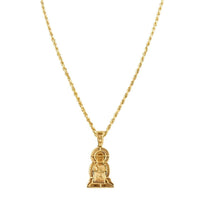 Thumbnail for Diamond Buddha Pendant in 10k Two Tone Gold 0.50 Ctw