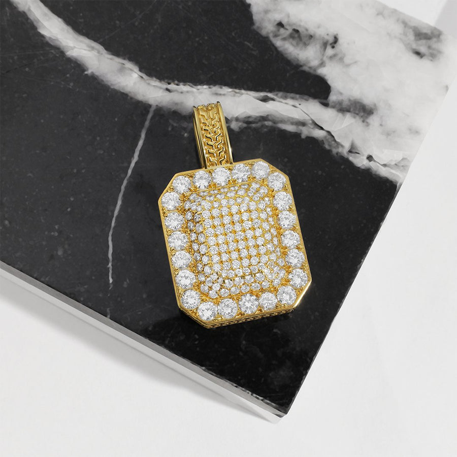 yellow Diamond Classic Pendant in 14k Yellow Gold 3.5 Ctw