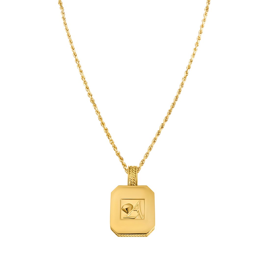 yellow Diamond Classic Pendant in 14k Yellow Gold 3.5 Ctw