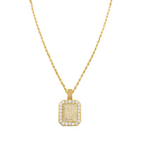 Thumbnail for yellow Diamond Classic Pendant in 14k Yellow Gold 3.5 Ctw