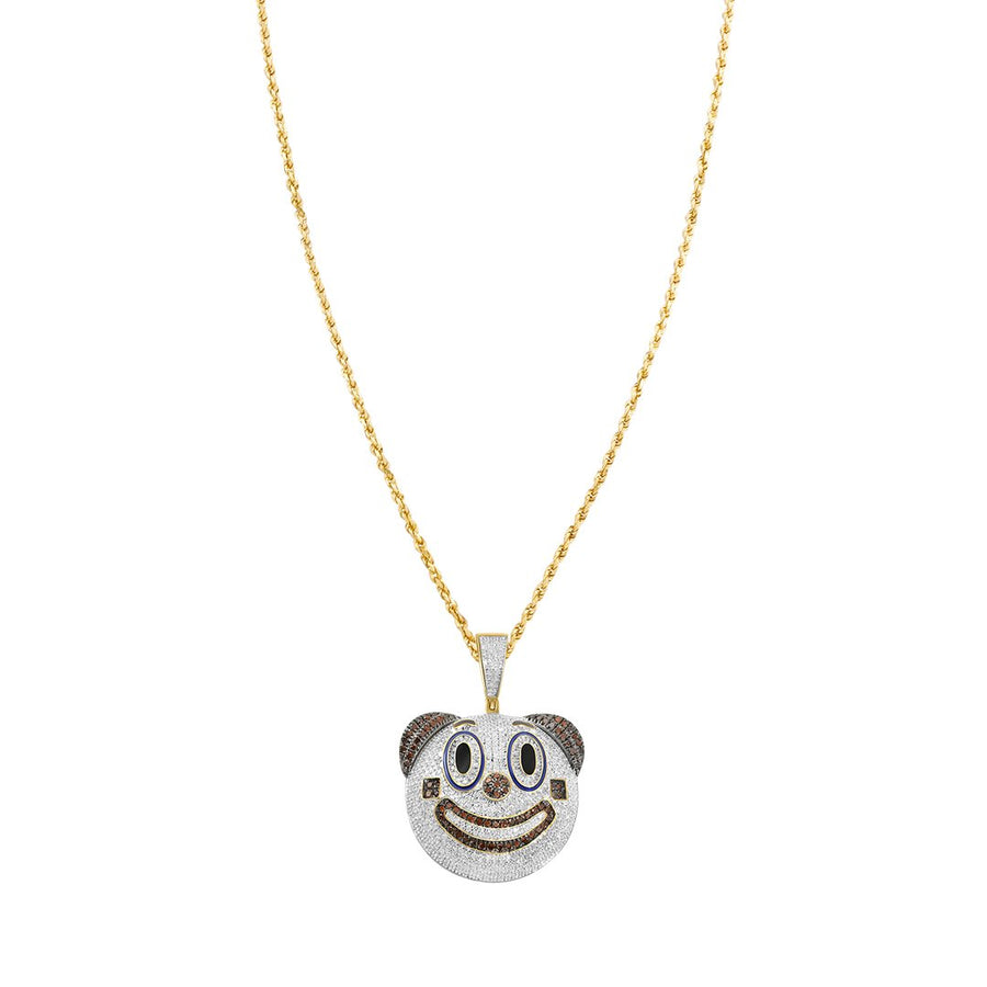 Diamond Clown in 10k Gold 1.36 Ctw