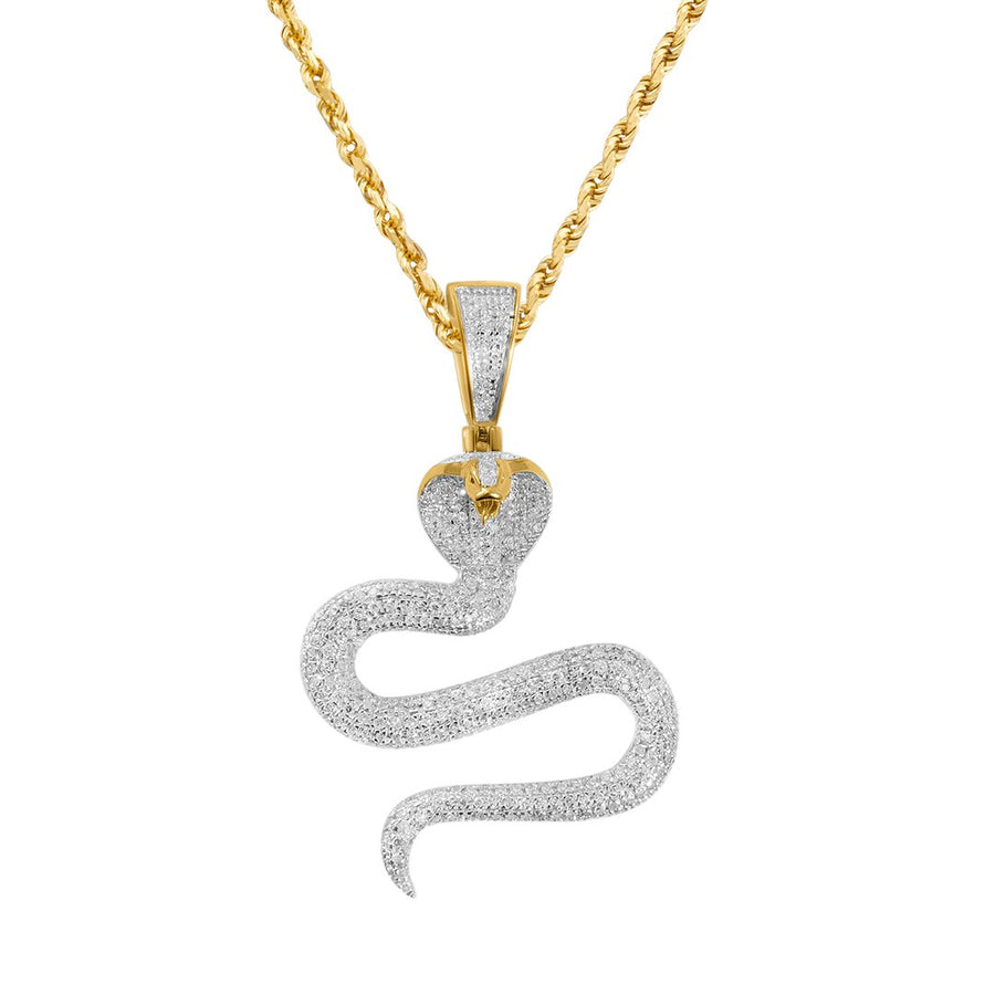 Diamond Cobra in 10k Gold .85 Ctw