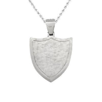 Thumbnail for Diamond Crest Pendant in 14k White Gold 5 Ctw