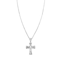 Thumbnail for White Diamond Cross in 10k White Gold 2 Ctw