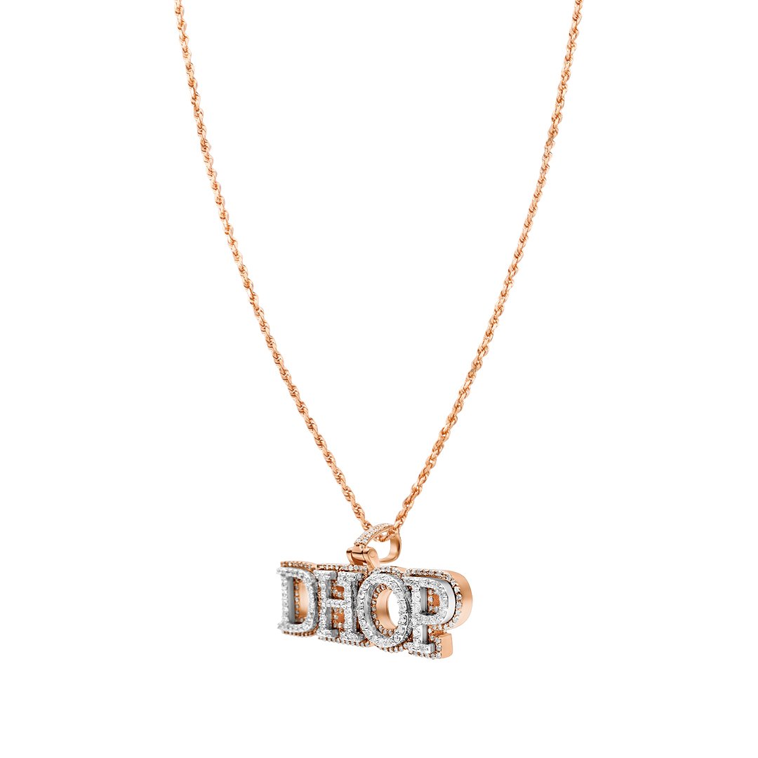 Yellow Diamond DHOP Pendant in 14k Yellow Gold 6 Ctw
