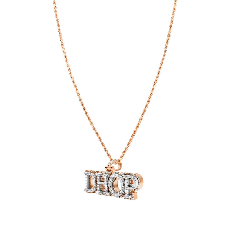 Yellow Diamond DHOP Pendant in 14k Yellow Gold 6 Ctw