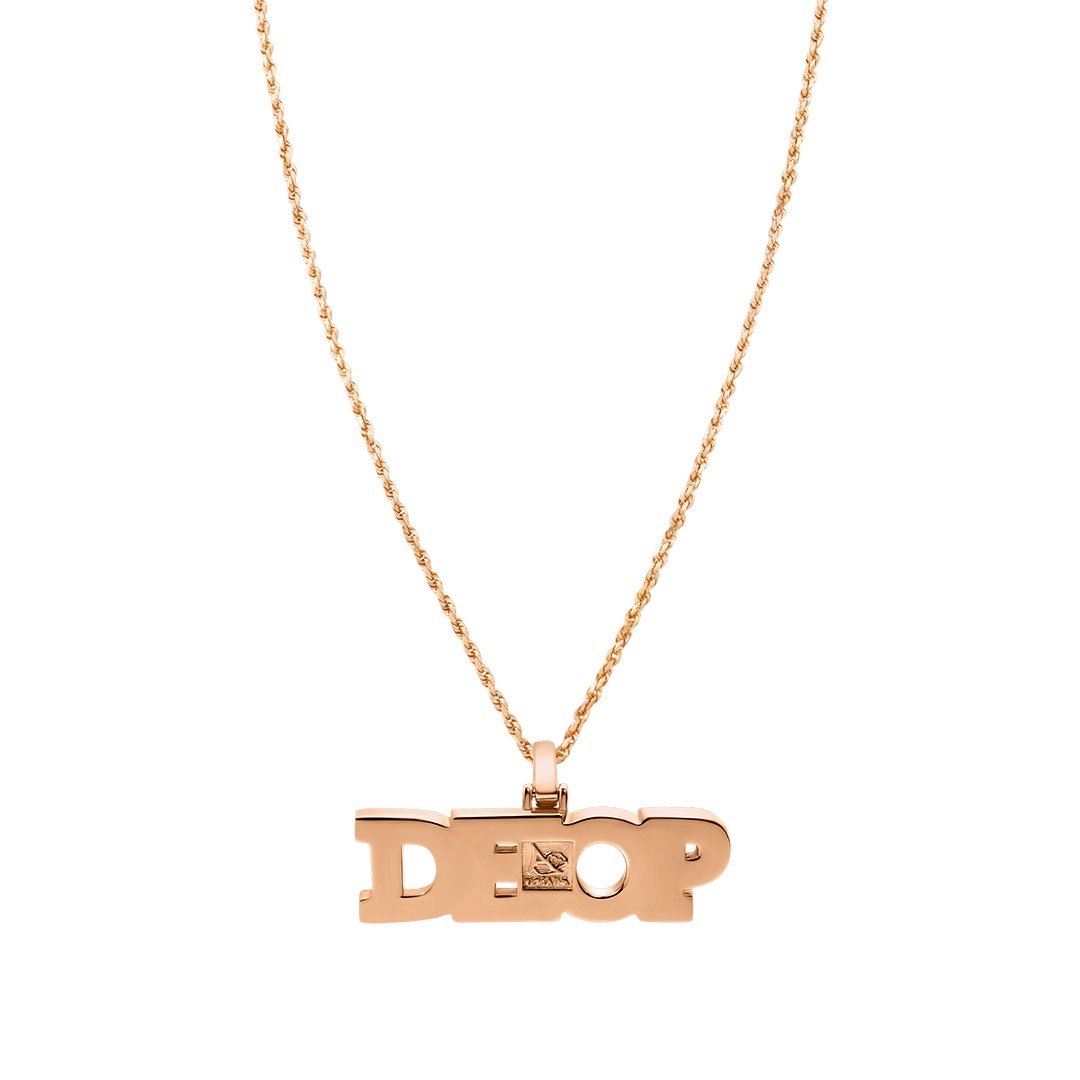 Yellow Diamond DHOP Pendant in 14k Yellow Gold 6 Ctw