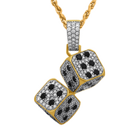 Thumbnail for Yellow Diamond Dice in 14k Yellow Gold 5 Ctw