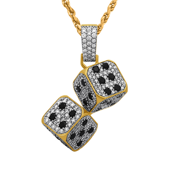 【最安値】Jacob&Co Dice 14K Gold Pendant Supreme Jacob&Co Dice 14K Gold Pendant Gold - SS25 - US