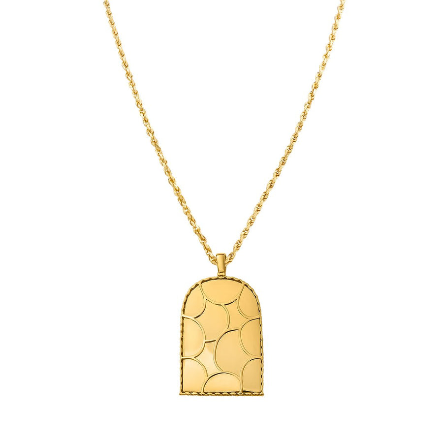 Large - 5.26 Ctw - 19.96 G Diamond Frame Memory Pendant in 10k Yellow Gold 5.26 Ctw