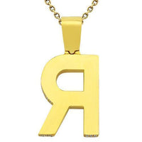 Thumbnail for Diamond Initial Letter R Pendant in 14k Yellow Gold 9.5 Ctw