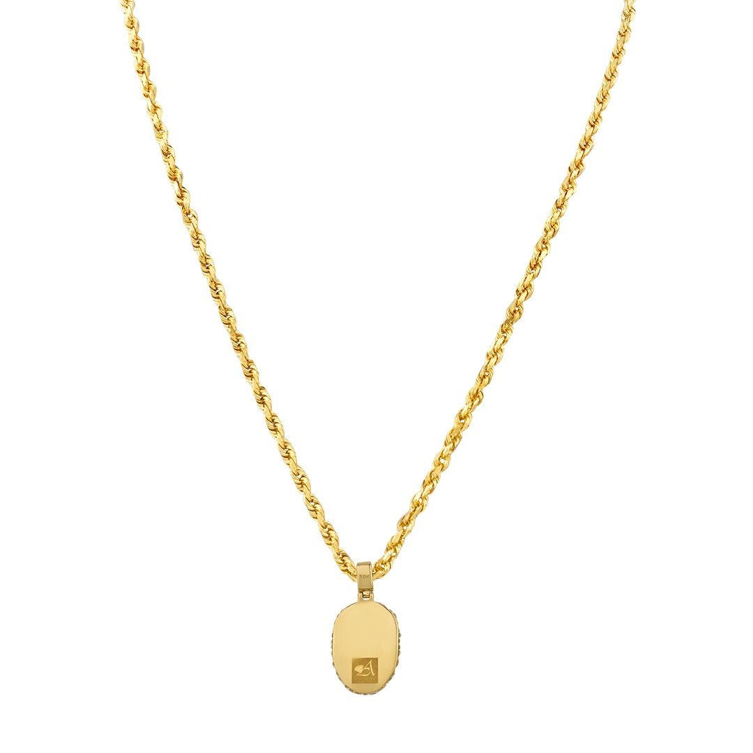 Diamond Jason Pendant in 10k Yellow Gold 1.02 Ctw