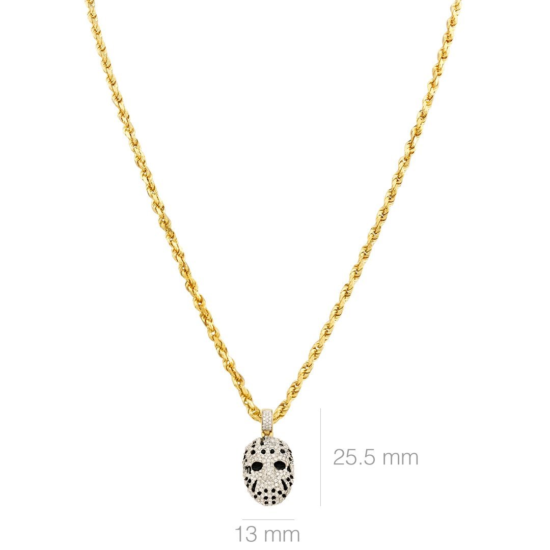 Diamond Jason Pendant in 10k Yellow Gold 1.02 Ctw