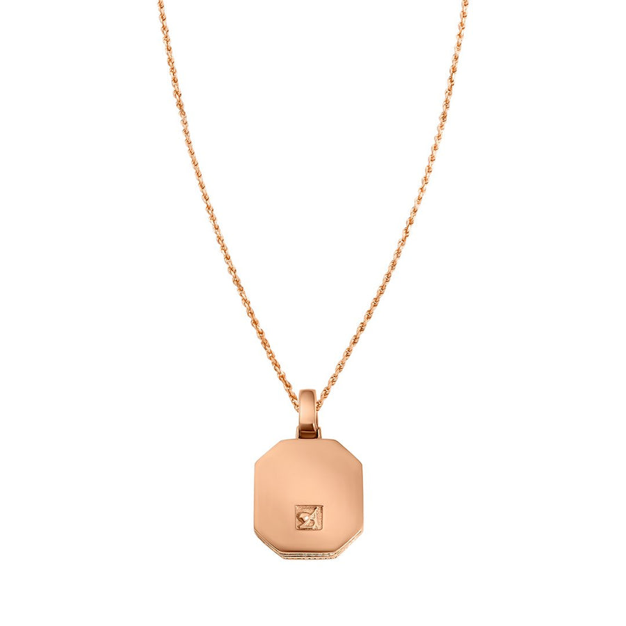 Rose Diamond King Pendant in 14k Rose Gold 9.79 Ctw