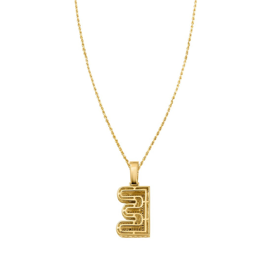 10K Yellow Gold Diamond Letter E Pendant 0.33 Ctw – Avianne Jewelers
