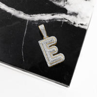 Thumbnail for yellow diamond letter e pendant