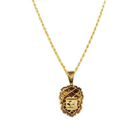 Thumbnail for Diamond Lion Pendant in 10k Yellow Gold 3 Ctw