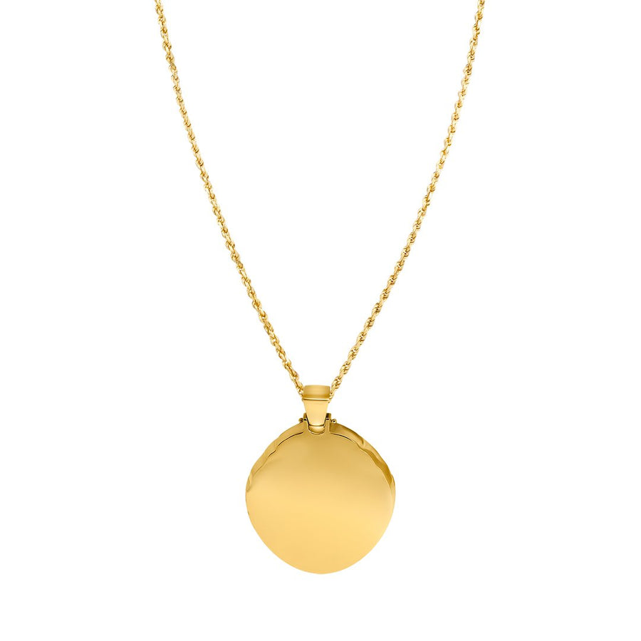 Diamond Lion Pendant in 14k Yellow Gold 15.92 Ctw
