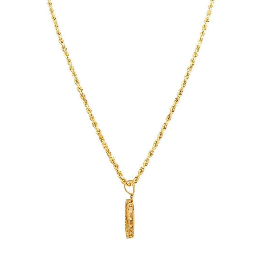 Diamond Memory Frame Pendant in 14k Gold 1.10 Ctw