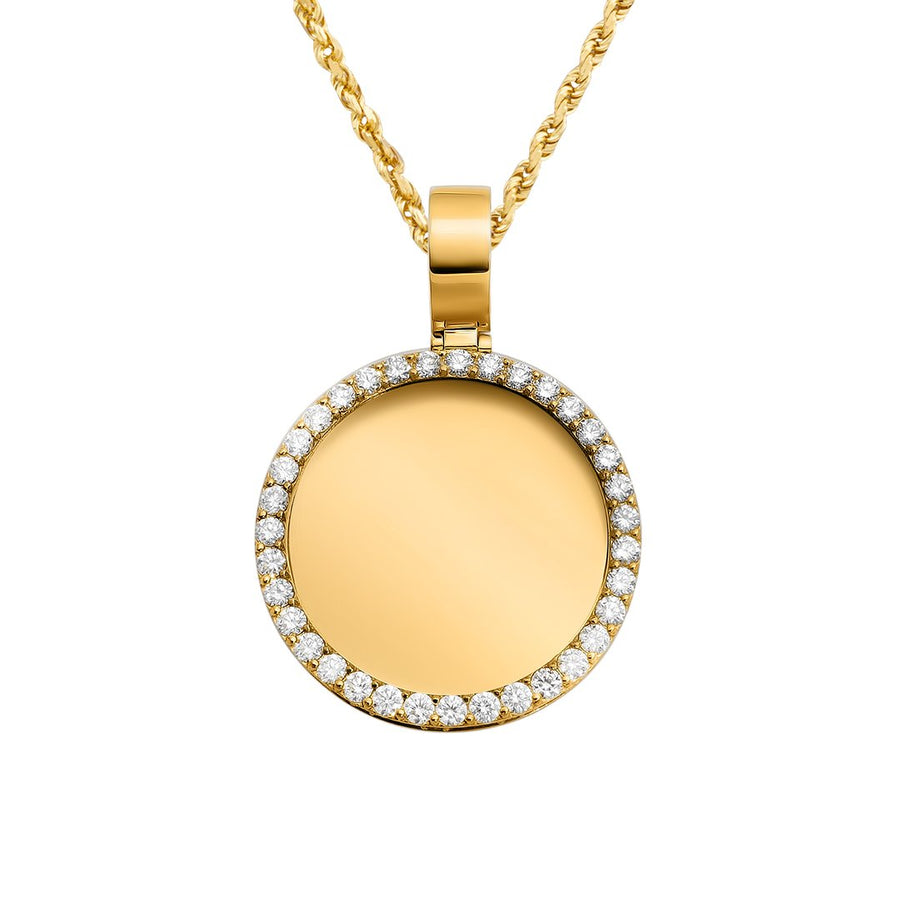 14k Yellow Gold Diamond Memory Pendant 6.3 Ctw Avianne Jewelers