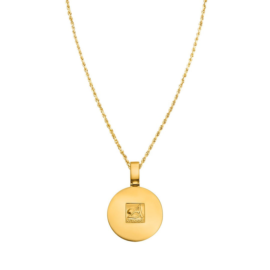 Yellow Diamond Memory Pendant in 14k Yellow Gold 6.3 Ctw