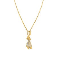 Thumbnail for yellow DIAMOND MONEY PENDANT IN 14K YELLOW GOLD 7.78 CTW