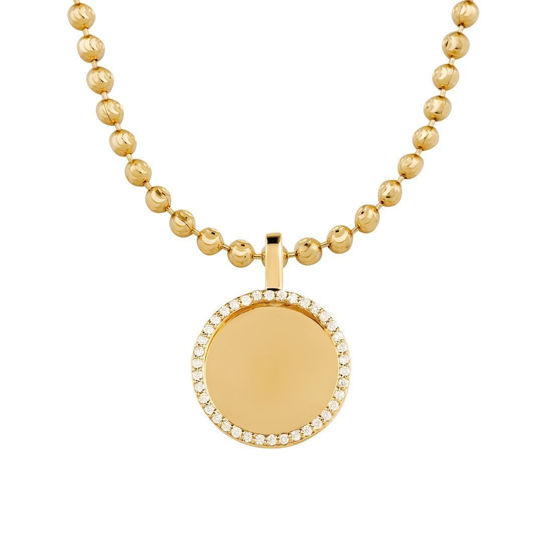 Gold Pendant Necklace - Pebble Mini | Ana Luisa Jewelry