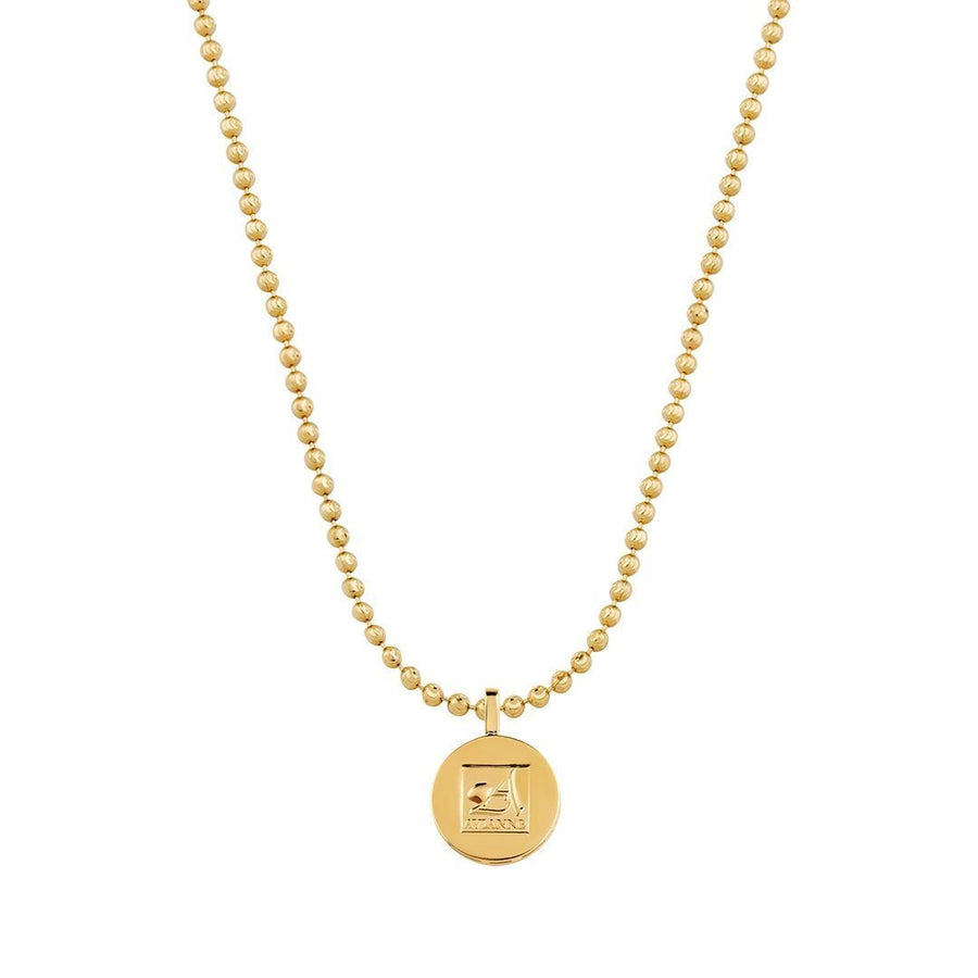 Yellow Diamond Rest In Peace Memory Frame Pendant in 14k Yellow Gold 0.36 Ctw
