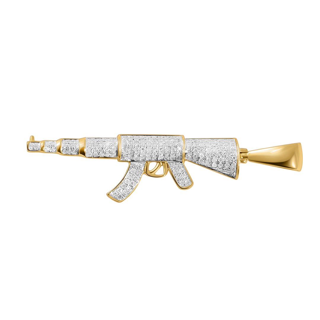 Diamond Rifle in 10k Gold .5 Ctw