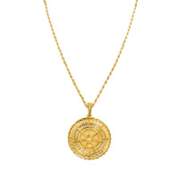 Thumbnail for Yellow Diamond Rolex Pendant in 14k Yellow Gold 0.35 Ctw