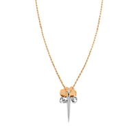 Thumbnail for White Diamond Rose Blade in 14k White Gold 7.88 Ctw