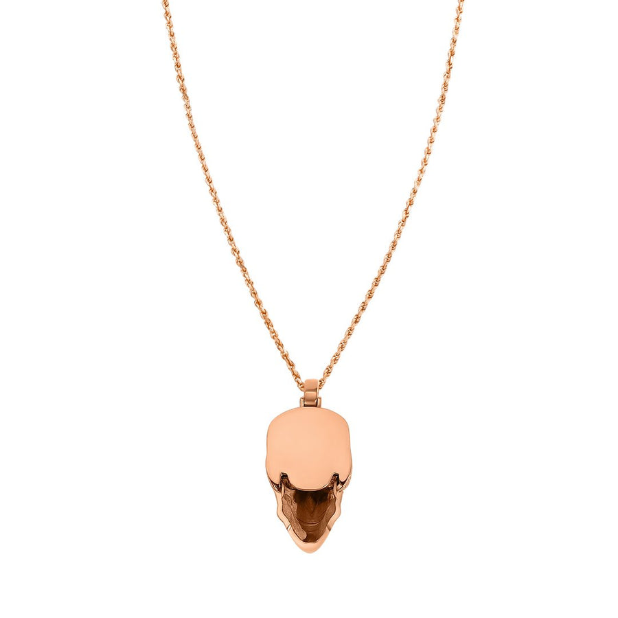 Rose Diamond Skull in 14k Yellow Gold 4.2 Ctw