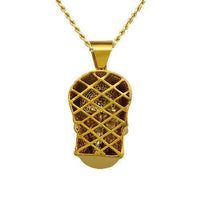 Thumbnail for Diamond Skull Pendant with Black Diamonds in 10k Yellow Gold 7.15 Ctw